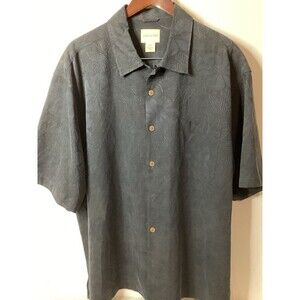 Joseph & Fiess Men’s 100% Silk‎ Button Down Short Sleeve Shirt Size XXL.